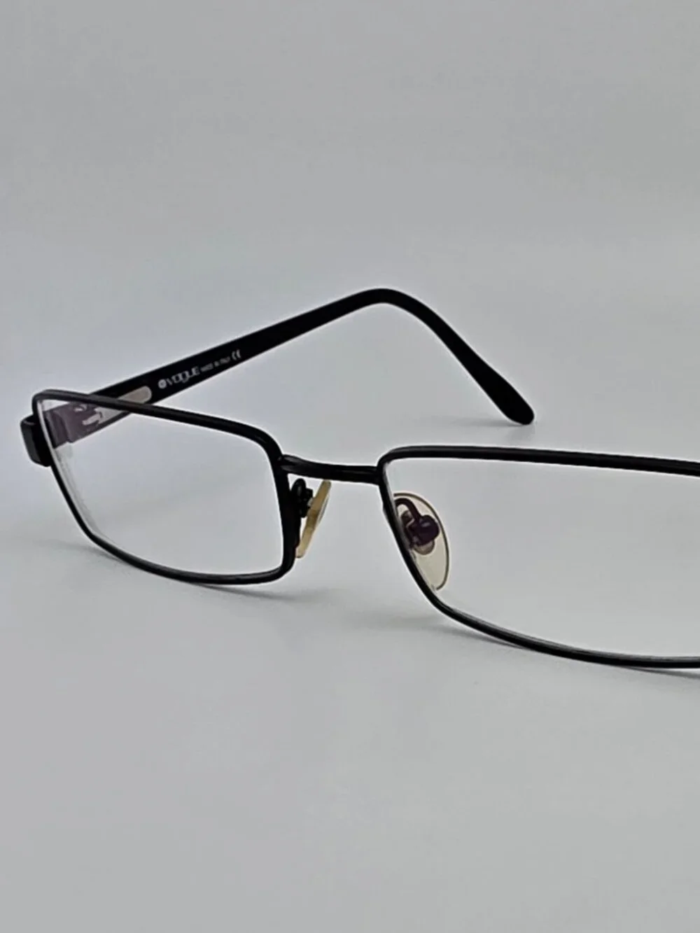 Vogue VO3493 352 Polished Black Eyeglasses Frame w/ Case Italy 52-18-135